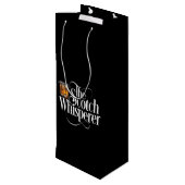 Scotch Whisperer Wine Gift Bag Geschenktüte Für Weinflaschen (Rückseite Schrägansicht)