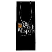 Scotch Whisperer Wine Gift Bag Geschenktüte Für Weinflaschen (Rückseite)