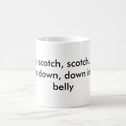 Scotchy, schottisch, schottisch ...... hier geht kaffeetasse (Mittel)