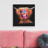 SCoTiSH HigHLaND CoW ' BRuCE ' von SHiRLeY Mac Leinwanddruck (Insitu (Wohnzimmer))