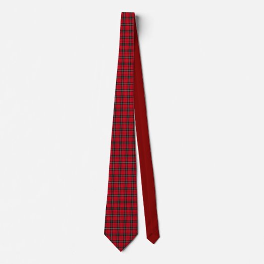 Scotish Kariert Tartan Pattern Necktie Krawatte (Vorderseite)