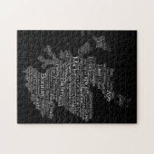 Scotish Slang Word Map Jigsaw Puzzle (Horizontal)