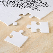 Scotish Slang Word Map Jigsaw Puzzle (Seite)