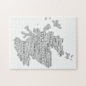 Scotish Slang Word Map Jigsaw Puzzle (Horizontal)