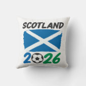 Scotland 2026 Soccer Fan Design / Saltire and Foot Kissen (Rückseite)