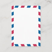 Scotland Airmail Escort/Sitzkarte Hochzeit Platzkarte (Rückseite)