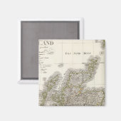 Scotland Atlas Map Magnet (Vorderseite/Rückseite)