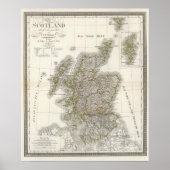 Scotland Atlas Map Poster (Vorne)