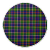 Scotland Ayrshire District Tartan Keramikknauf (Vorderseite)