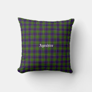 Scotland Ayrshire District Tartan Kissen