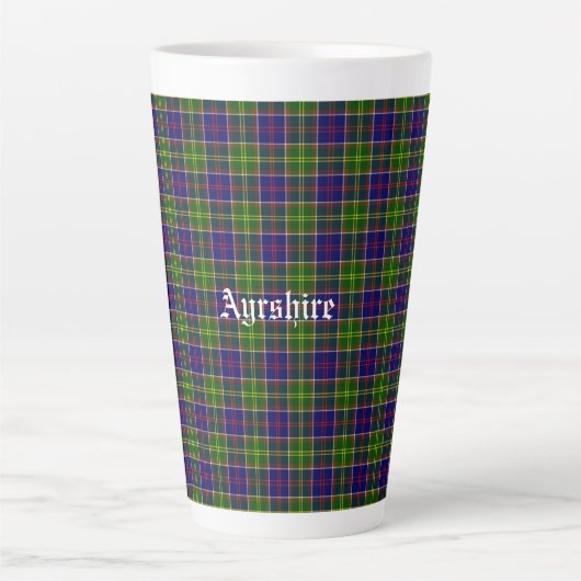 Scotland Ayrshire District Tartan Milchtasse (Vorderseite)