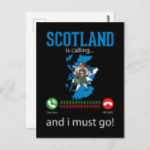 Scotland Bagpipe Music Lover Funny Bagpiper Postkarte (Vorne/Hinten)