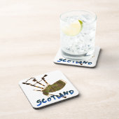 Scotland Bagpipes Getränkeuntersetzer (Rechte Seite)