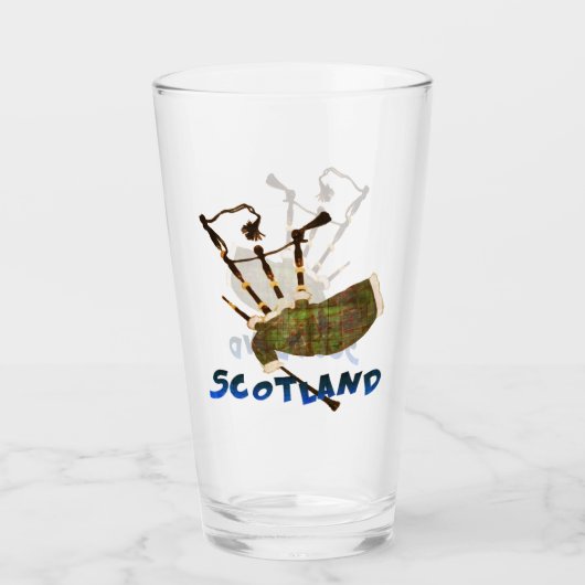 Scotland Bagpipes Glas (Vorderseite)