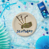 Scotland Bagpipes Pappteller (Party)