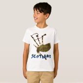 Scotland Bagpipes T-Shirt (Vorne ganz)