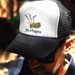Scotland Bagpipes Truckerkappe