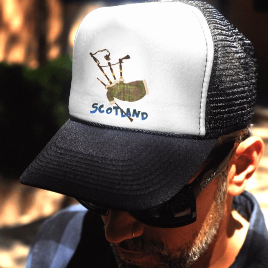 Scotland Bagpipes Truckerkappe