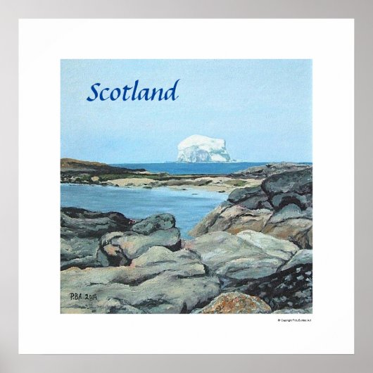 Scotland Bass Rock North Berwick von Pola.B.Alex Poster (Vorne)