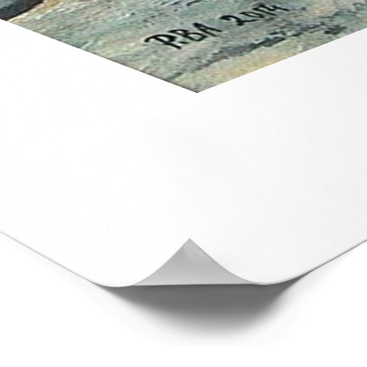 Scotland Bass Rock North Berwick von Pola.B.Alex Poster (Ecke)