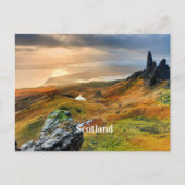 Scotland, beautiful mountain landscape postcard postkarte (Vorderseite)