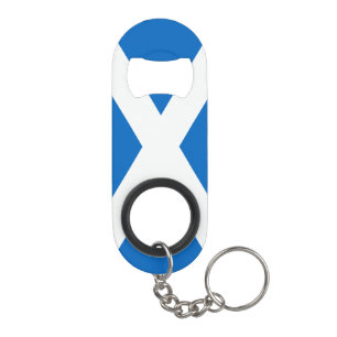 Scotland Bold Flag Graphic Schlüsselbund Flaschenöffner
