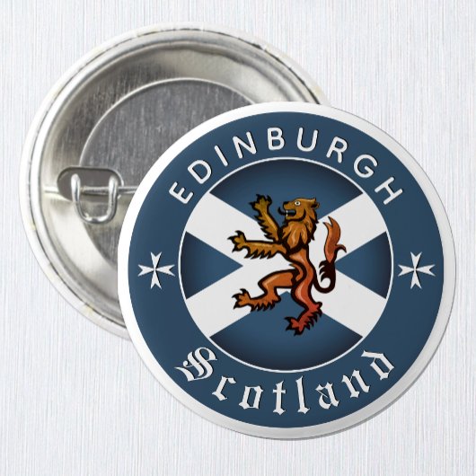 Scotland Button, Rampant, Edinburgh, Schottische F Button
