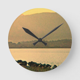 Scotland Cairngorm Mountains Art 37319a2 Gibney Runde Wanduhr