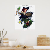 Scotland Caricature Map Poster (Küche)
