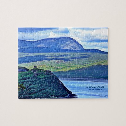 Scotland Castle Varrich MacKay Clan Jigsaw Puzzle (Horizontal)
