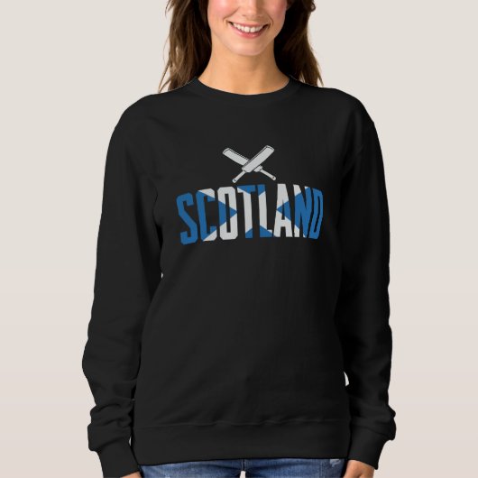 Scotland Cricket Player Cricket Sport Sweatshirt (Vorderseite)