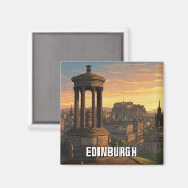 Scotland Edinburgh Dugald Stewart Monument Magnet (Vorderseite/Rückseite)