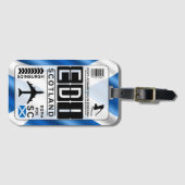 Scotland Edinburgh Gepäck Tag Gepäckanhänger (Vorderseite (Horizontal))