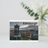 Scotland Edinburgh Skyline (St.K. Postkarte (Stehend Vorderseite)