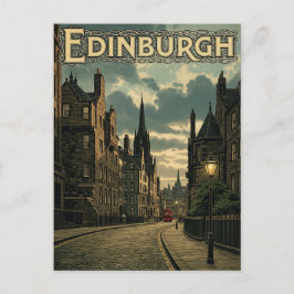 Scotland Edinburgh Travel Postkarte