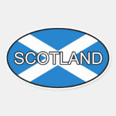 Scotland Euro Sticker (Vorderseite)