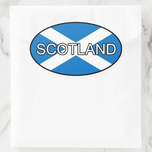 Scotland Euro Sticker (Tasche)