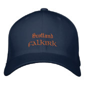 Scotland & FALKIRK fashion / Scottish Patriots Bestickte Baseballkappe (Vorderseite)