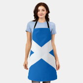 Scotland flag All-Over Print Apron Schürze (Getragen)