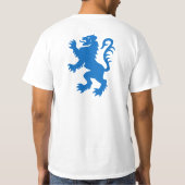 Scotland Flag and Lion Rampant T-Shirt (Rückseite)