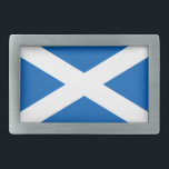 SCOTLAND FLAG BLAUE WHUE CROSS RECHTECKIGE GÜRTELSCHNALLE<br><div class="desc">Die Flagge Schottlands,  auch bekannt als das St Andrew's Cross,  oder der Salreifen. Das ist die Nationalflagge Schottlands und besteht aus einem weißen Salto,  der auf einem blauen Feld steht.</div>