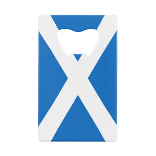 Scotland Flag Design Geldkarten Flaschenöffner (Vorderseite)