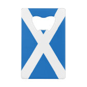 Scotland Flag Design Geldkarten Flaschenöffner (Rückseite)