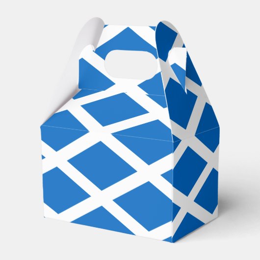 Scotland Flag Design Geschenkschachtel (Rückseite)