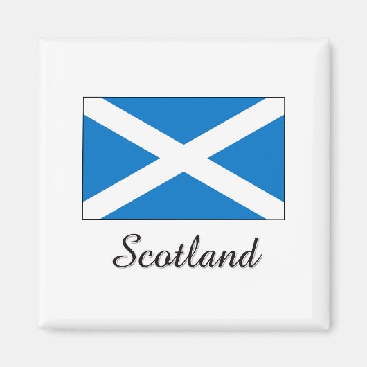 Scotland Flag Design Magnet (Vorne)