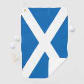 Scotland Flag & Golf Scotland /sports Edinburgh Golfhandtuch (Insitu)