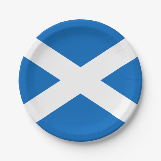 Scotland flag Paper Plate Pappteller (Vorderseite)