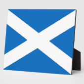 Scotland Flag Plaque Fotoplatte (Seite)