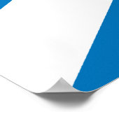 Scotland Flag Poster (Ecke)