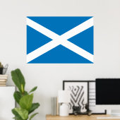 Scotland Flag Poster (Heimbüro)